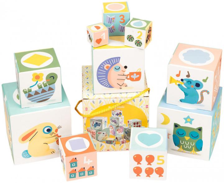 Produktbild Djeco BabyBloki Pyramide (10 Würfel)