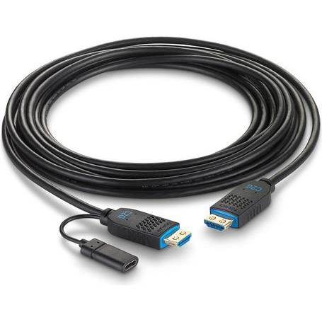 Thumbnail - C2G 30,5 m (100 ft) Performance Series High Speed HDMI aktives optisches Kabel (AOC) - 4K 60 Hz Gee (30.50 m, HDMI), Vid...