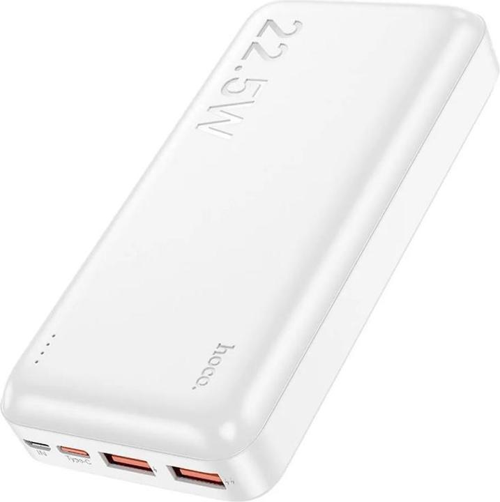 Actual product image Hoco External battery Power Bank J101A PD 20W+Quick Charge 3.0 22.5W 20000mAh white