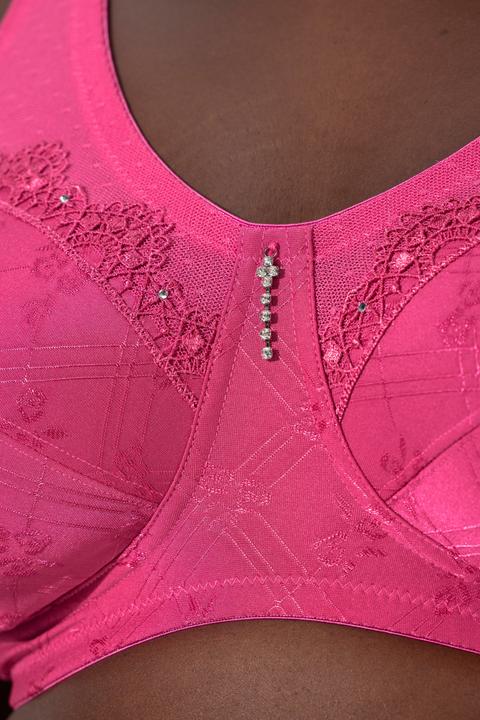 Actual product image Ulla Popken Kelly Jacquard Shaping Bra (100 E)