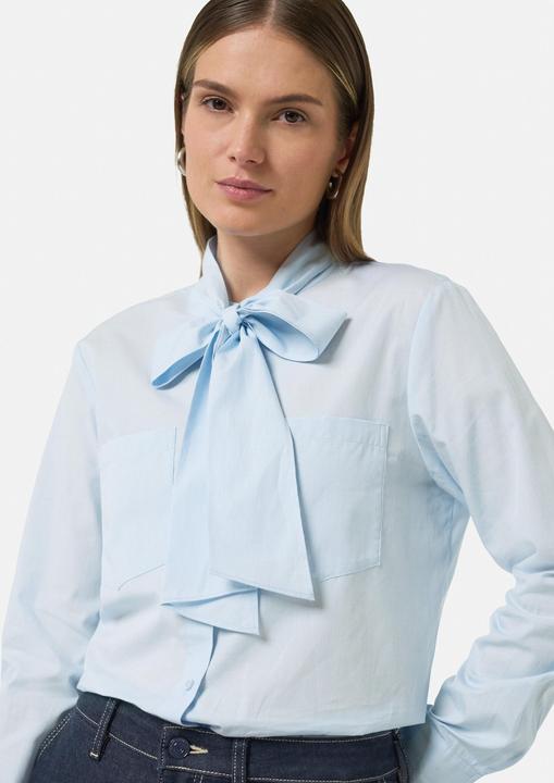 Immagine prodotto Comma Bluse Baumwollbluse mit abnehmbarer Schluppe (32)