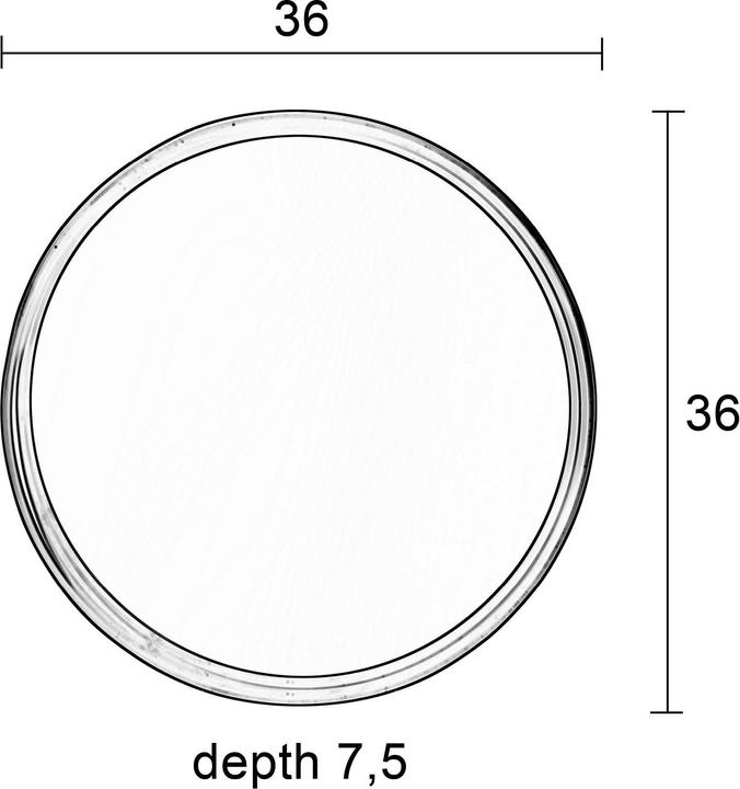 Produktbild White Label Living Raj (Ø 36 cm)