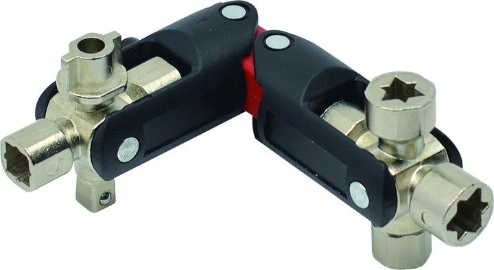 Produktbild RS PRO Schaltschrankschlüssel Universalschlüssel 8-in-1, im GFK-Gehäuse