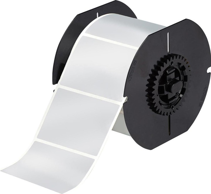 Image du produit Brady B30-222-7563, polyester métallisé, argenté, satiné, 76.20 x 50.80 mm, permanent (649 E.)
