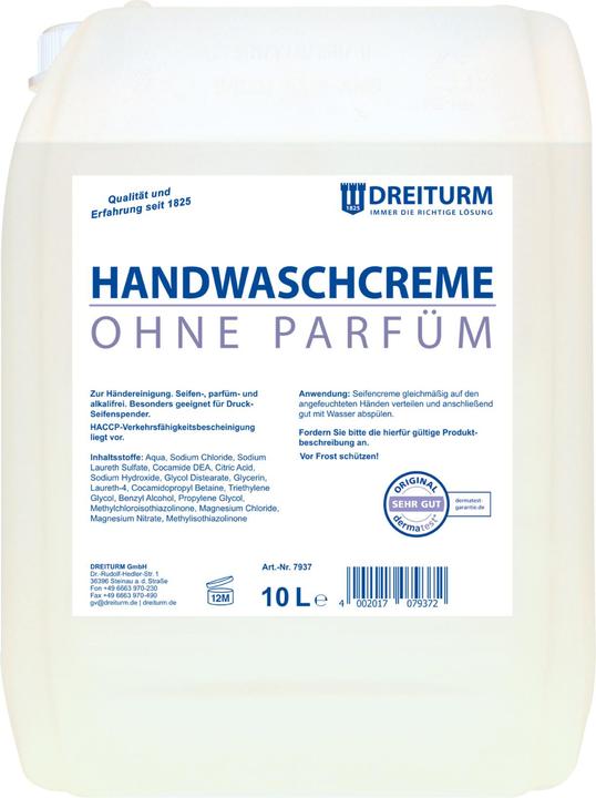Produktbild Dreiturm Handwaschcreme neutral, 10 Liter (10000 ml)