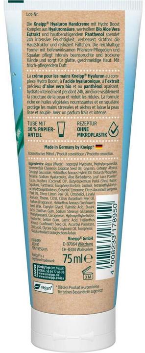 Produktbild Kneipp Hyaluron Handcreme (75 ml)