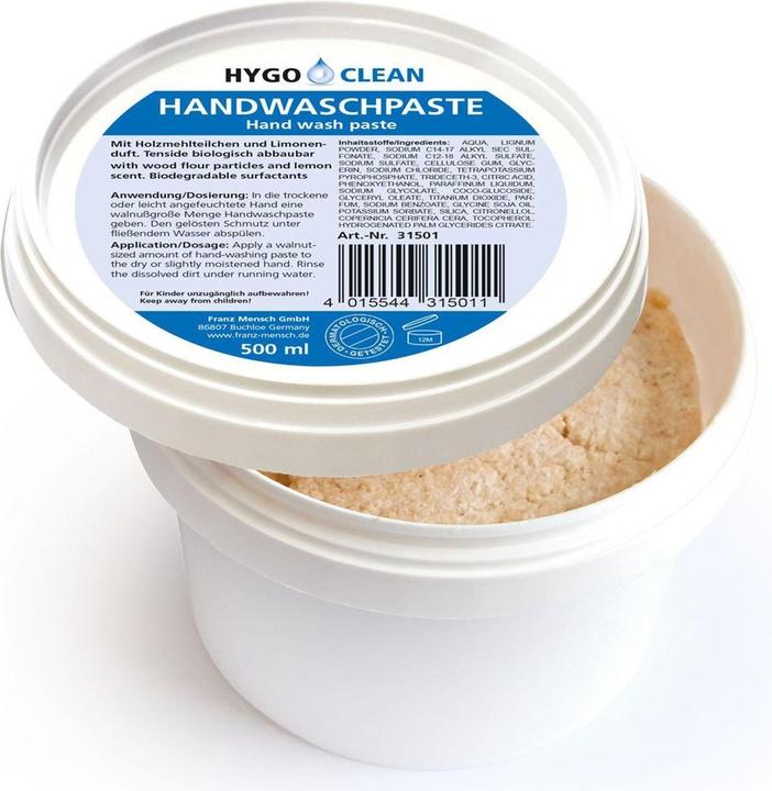 Image du produit Hygoclean Savon industriel Pâte à laver les mains (Pâte lavante pour les mains, 500 ml)