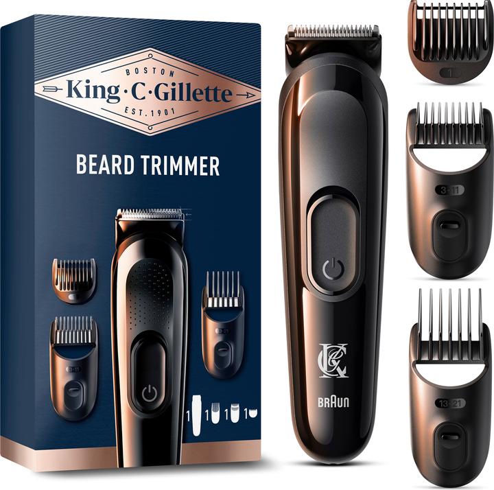 Image du produit Gillette KING beard trimmer + 3 combs