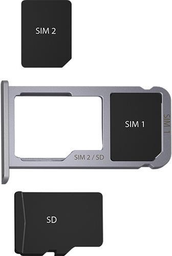 Immagine prodotto ZTE Asse 7 (64 GB, Grigio quarzo, 5.50", Doppia SIM Ibrida, 20 Mpx, 4G)