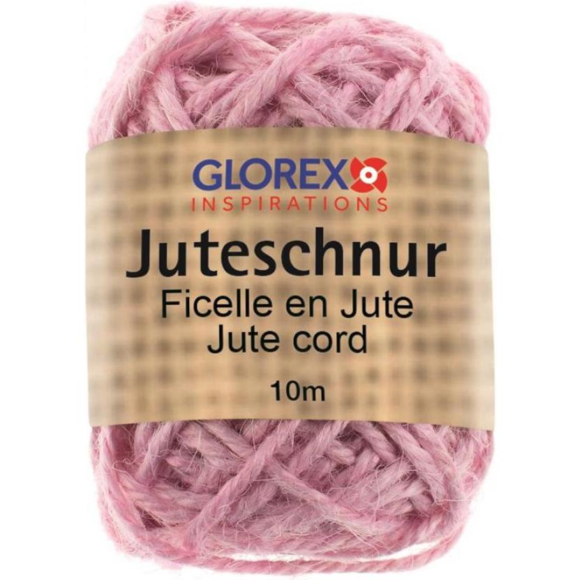 Glorex Juteschnur 10m pink