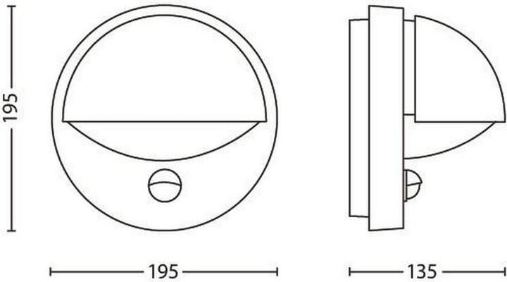 Actual product image Philips June (600 lm, E27, IP44)