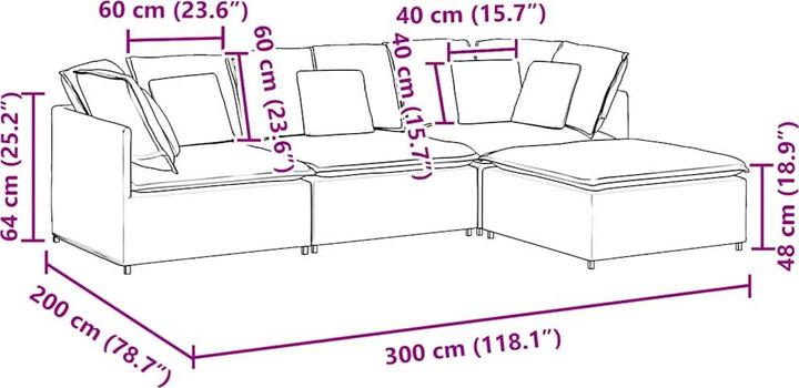 Image du produit VidaXL Raoul (Canapé modulaire)