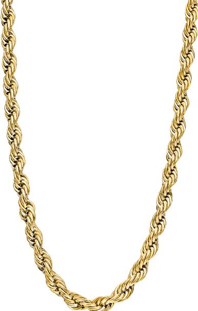 Actual product image Lotus NECKLACE LS2233-1/2 316L STAINLESS STEEL, MEN (MAT BIJOU)