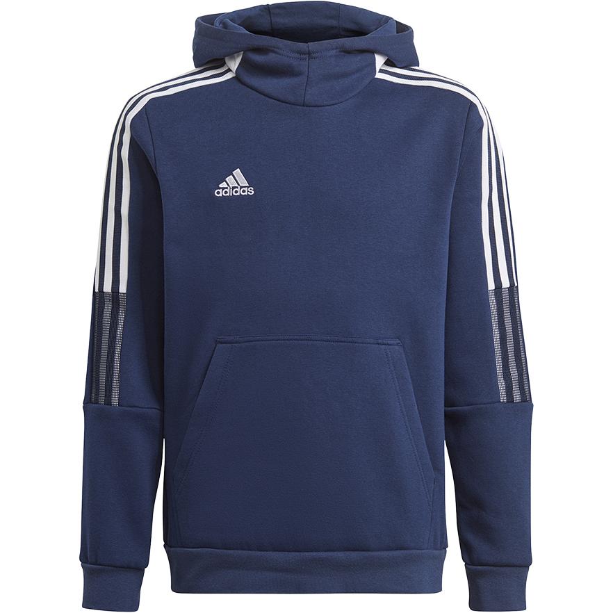 adidas, Unisex, Pullover, Tiro 21 Sweat Hoody Kinder, Blau, (116)