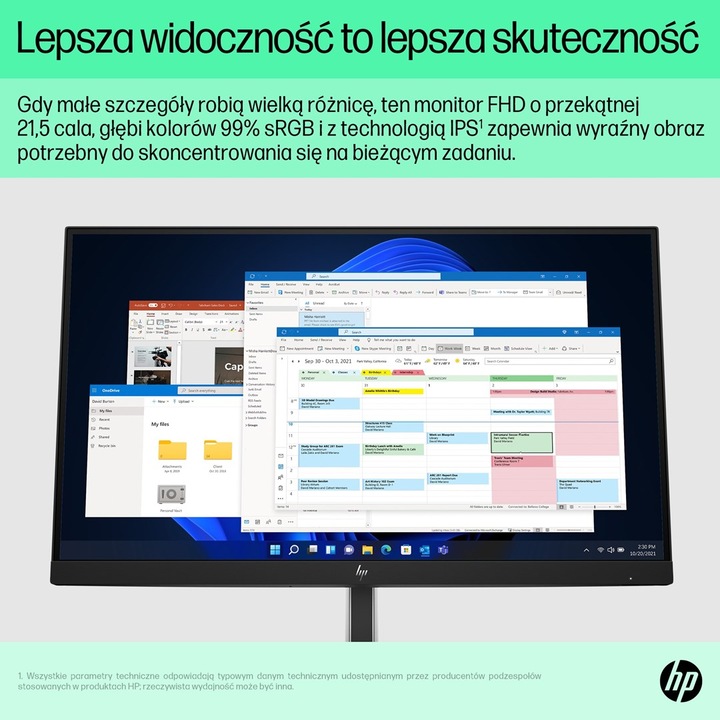 Produktbild HP E22 G5 (1920 x 1080 Pixel, 21.50")