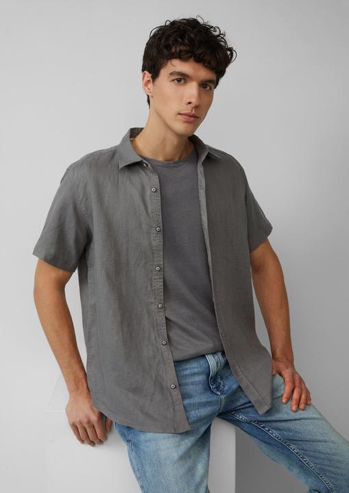 Image du produit S.Oliver Hemd Regular Fit: Leichtes Kurzarmhemd aus 100% Leinen (3XL)
