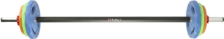 Actual product image HMS Body Pump SBP22 Barbell (2 x 2.5 kg, 2 x 5 kg, 2 x 1.25 kg)