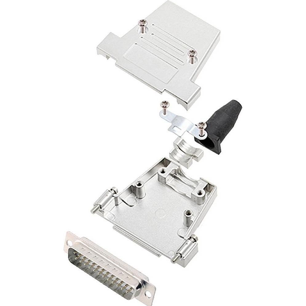 Encitech DTSL37-SJSRG-T-DBP-W-K 6355-8086-04 D-SUB Stiftleisten-Set 180 ° Polzah, Elektronikkabel + Stecker