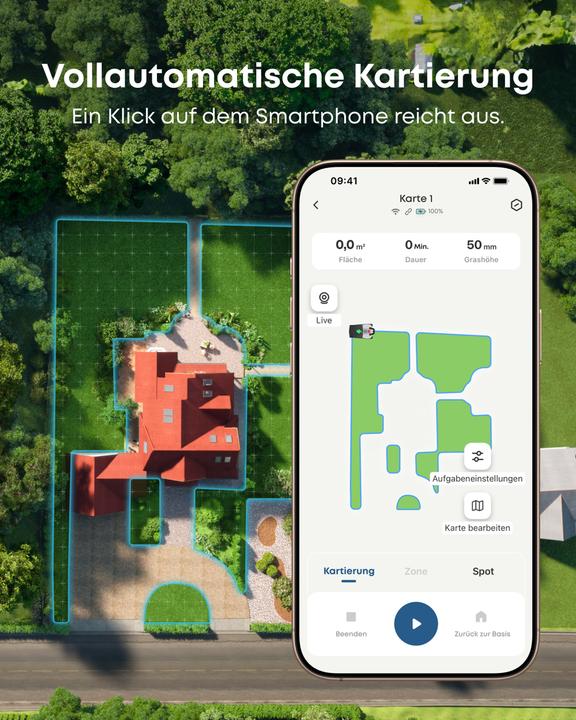 Produktbild eufy E18 (1207 m², Ohne Begrenzungskabel)