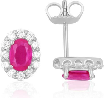 Image du produit Muau Boucles d'oreilles (Or blanc 750)