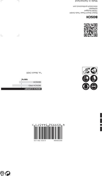 Actual product image Bosch Professional Zubehör Expert C470 Sandpaper with 7 holes for multi-sander, 100 x 150 mm, G 240, 10 pcs. (240)