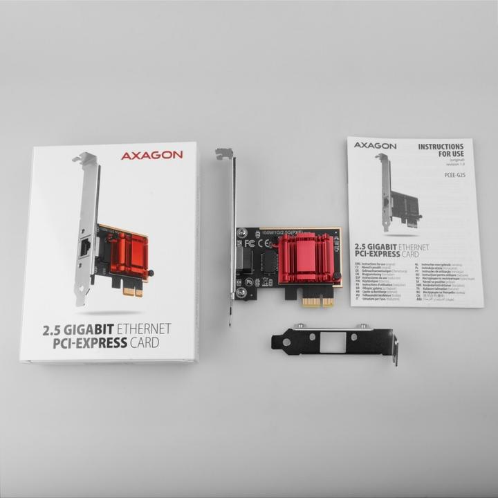 Produktbild Axagon PCEE-G25 network card Internal Ethernet (Mini PCI Express)