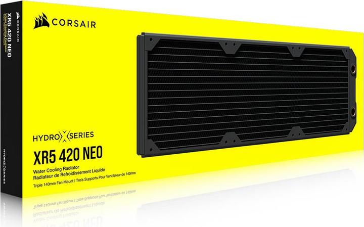 Actual product image Corsair Radiator XR5 420 Neo 420mm rad (140 mm)