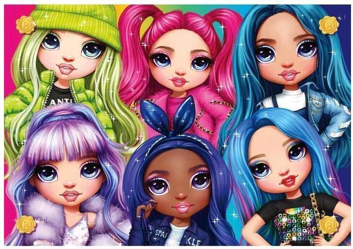 Actual product image Clementoni 20343 - Rainbow High (104 pieces)