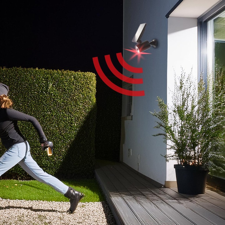 Produktbild Maclean Kamera-Attrappe mit blinkendem LED-Licht SOL1801S Solarbetrieben Bewegungsmelder