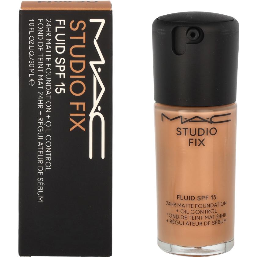 Thumbnail - MAC Cosmetics, Foundation, Studio Fix Fluid Fond de Teint Sun Protection Factor 15 (re) NW30 (Nr. NW30)