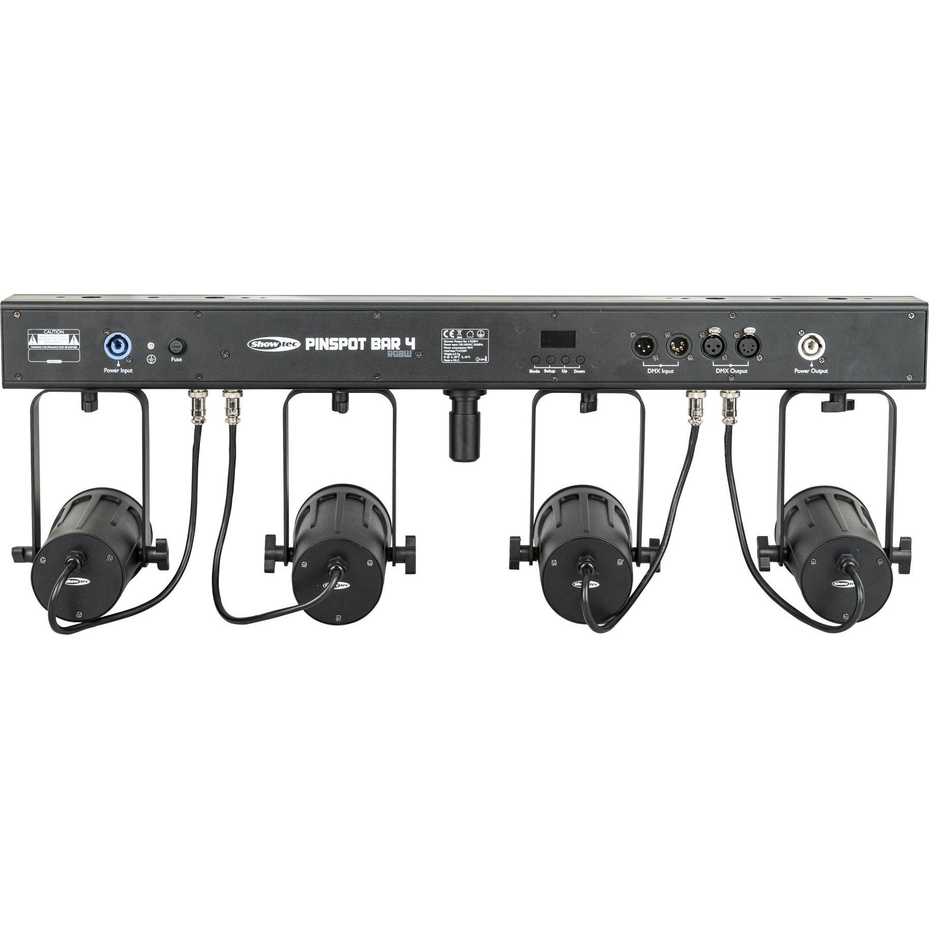 Thumbnail - Showtec Pinspot Bar 4 RGBW (20 W, LED), Scheinwerfer, Schwarz