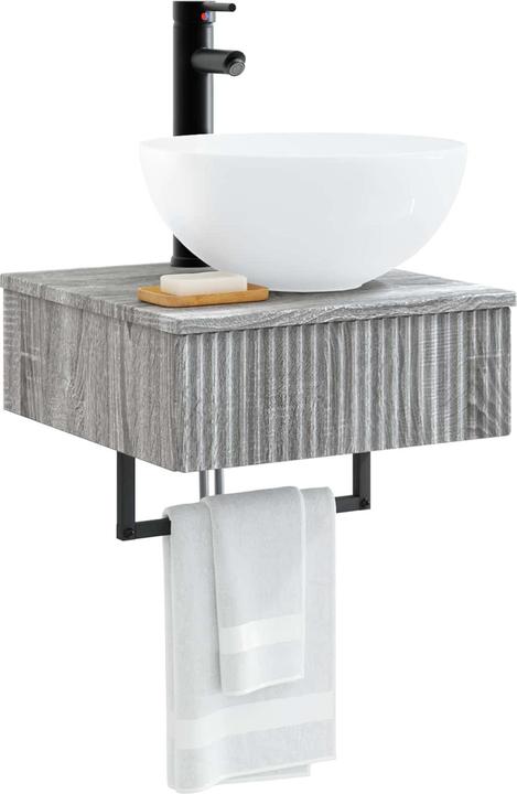Actual product image vidaXL Wandmontiertes Waschbecken (405 mm, 410 mm)