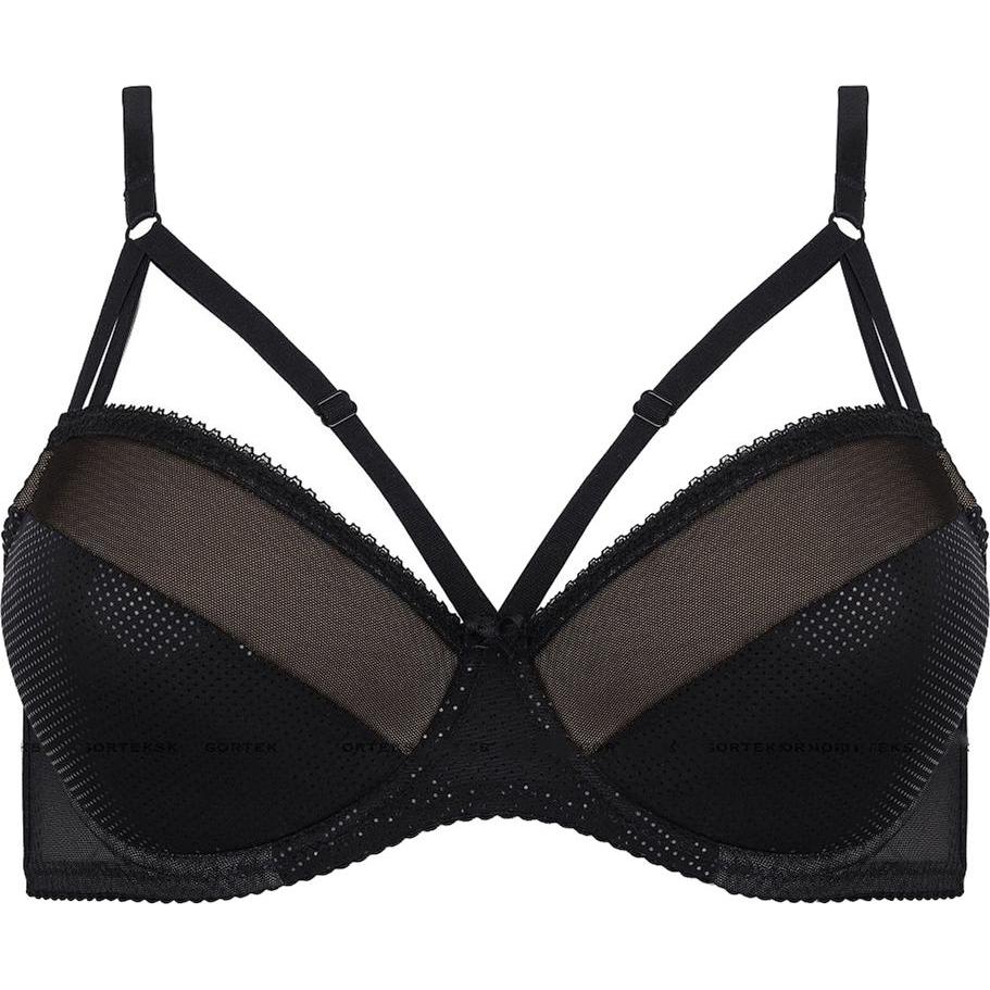 Gorteks, BH, Push-Up BH Celine, Schwarz, (70 B)