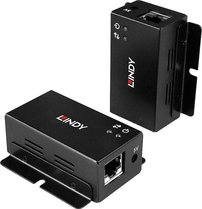 Actual product image Lindy 50m 2 port USB 2.0 Cat. 6 extender 50m extension for 2 USB devices with bidirectional PoC