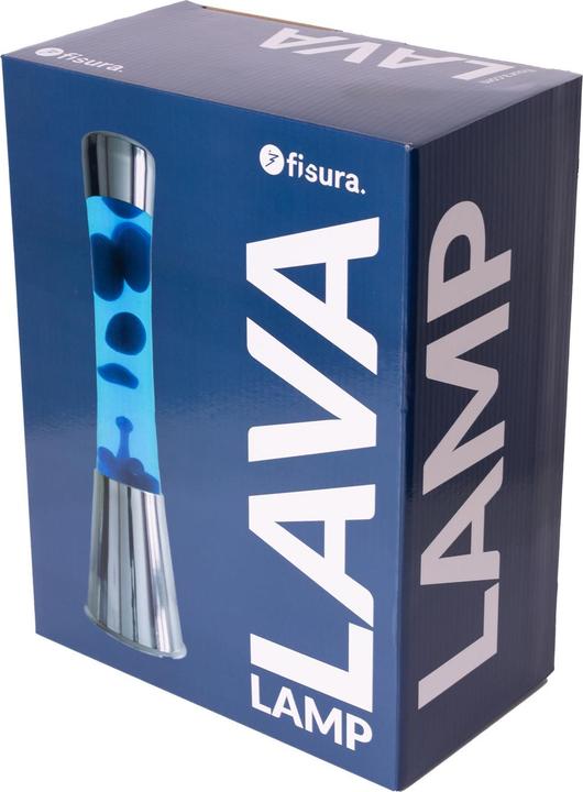 Produktbild Fisura Lavalampe chrom/blau (E14)