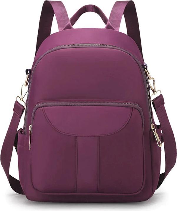 Only-Bags.Store Shoulder Backpack Casual Computer Backpack Travel Leisure Solid Colour Multifunction School Bags