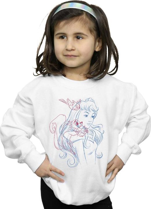 Produktbild Disney Aurora Animals Sketch Sweatshirt Mädchen (104)