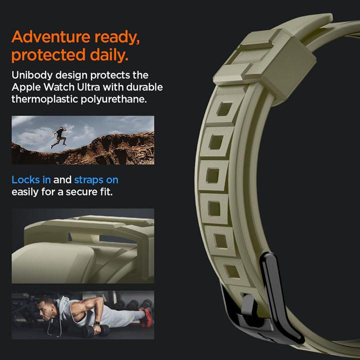 Produktbild Spigen RUGGED ARMOR "PRO" Apple Watch ULTRA (49MM) VINTAGE KHAKI