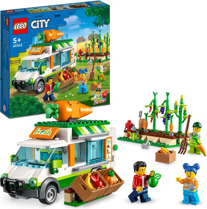 Produktbild LEGO Gemüse-Lieferwagen (60345, LEGO City)