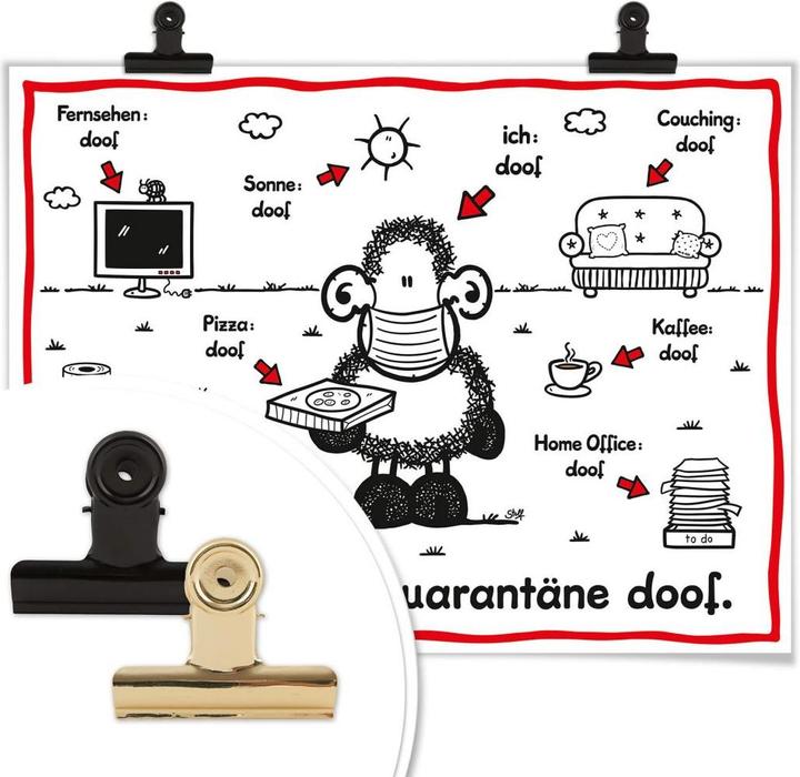 Image du produit Sheepworld La quarantaine, c'est nul (80 x 60 cm)