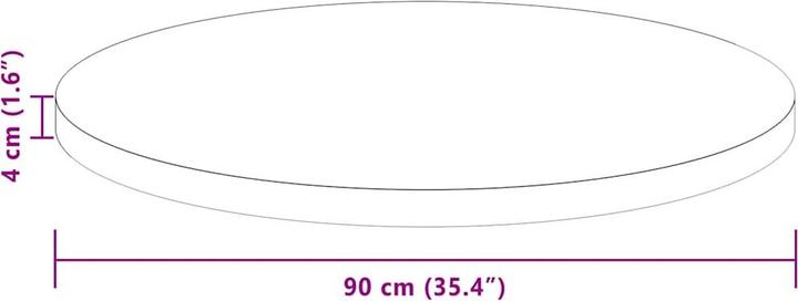 Produktbild vidaXL Moderne Möbel (90 x 90 x 4 cm)