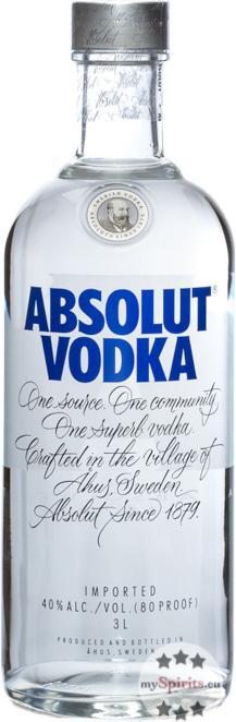 Actual product image Absolut Vodka (1 x 300 cl)