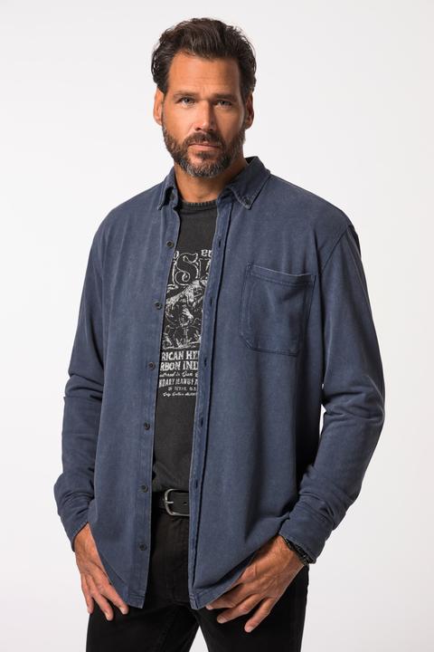 Immagine prodotto JP1880 Hemd, Langarm, Piqué, Vintage-Look, Buttondown-Kragen, Modern Fit (6XL)