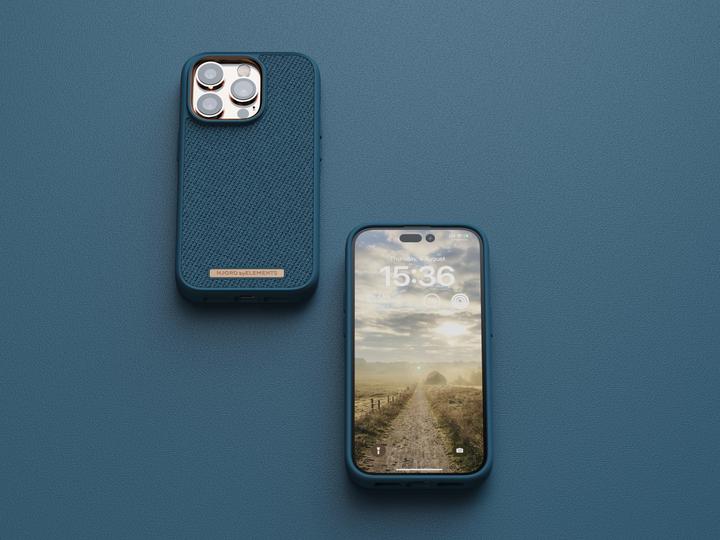 Produktbild Njord Hard-Cover Tonal Case Deep Sea (Apple iPhone 14 Pro)