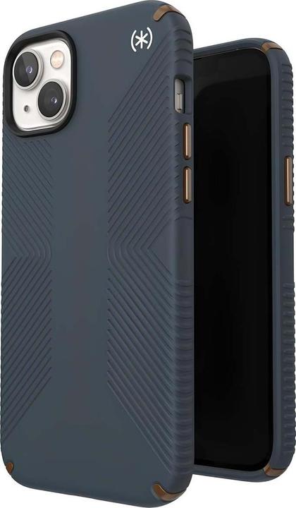 Produktbild speck Presidio2 Grip – Rutschfeste iPhone 15 Plus/14 Plus Hülle (Anthrazit/Cool Bronze/Schiefer) (Apple iPhone 14 Plus, Apple iPhone 15 Plus)
