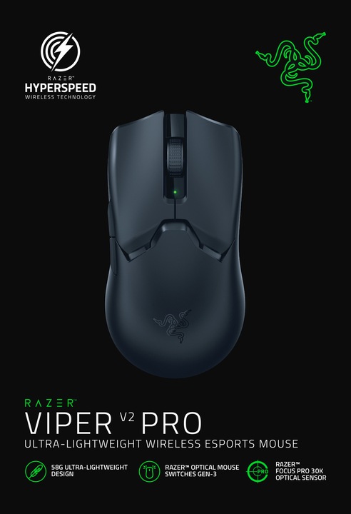 Actual product image Razer Viper V2 Pro (Wireless, Cable)