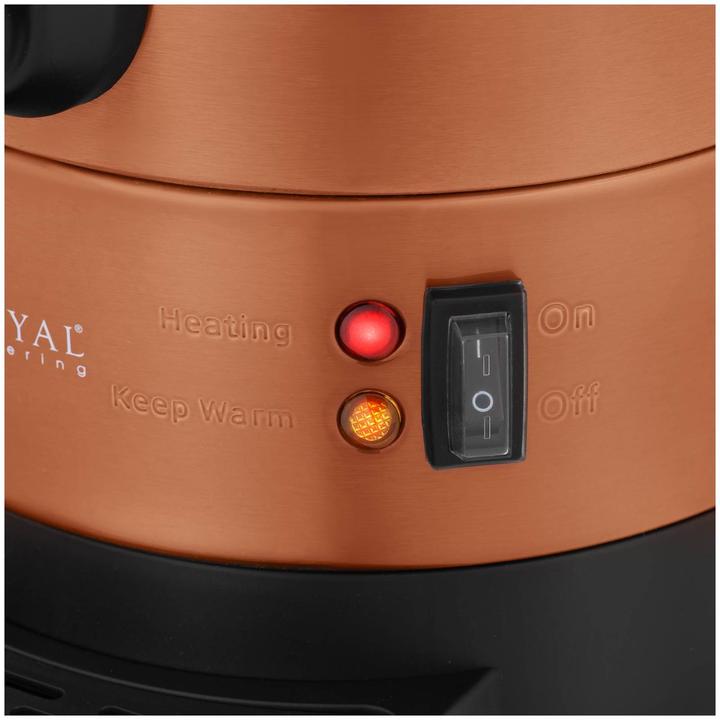 Actual product image Royal Catering Kettle - 6.1 L - 1500 W - orange