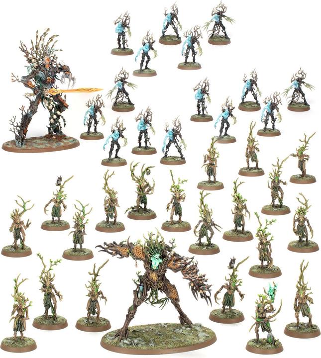 Games Workshop Warhammer AoS - Battleforce Noel 2025 Sylvaneth : Fielbosquet de Parias (Materiale sintetico)
