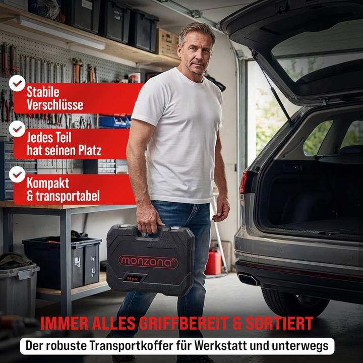 Actual product image Monzana Tool Set Box (1 Piece)