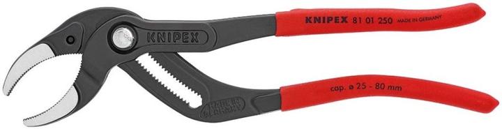 Actual product image Knipex Siphon tongs Capacity Clamping range: 25 - 80 D. mm with anti-slip plastic black atrament... (300 mm)